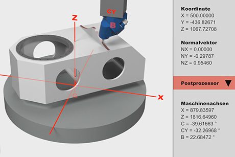 Preview - 5-axes simultaneous machining with HV head, dynamic B-axis